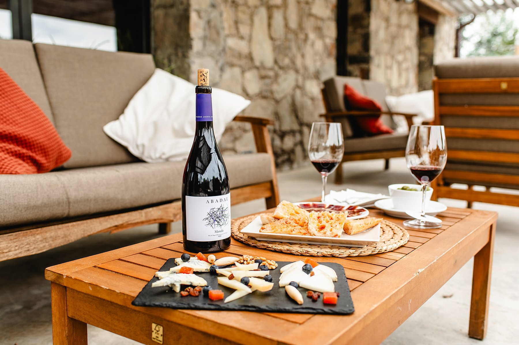 Celler Abadal gastronomia